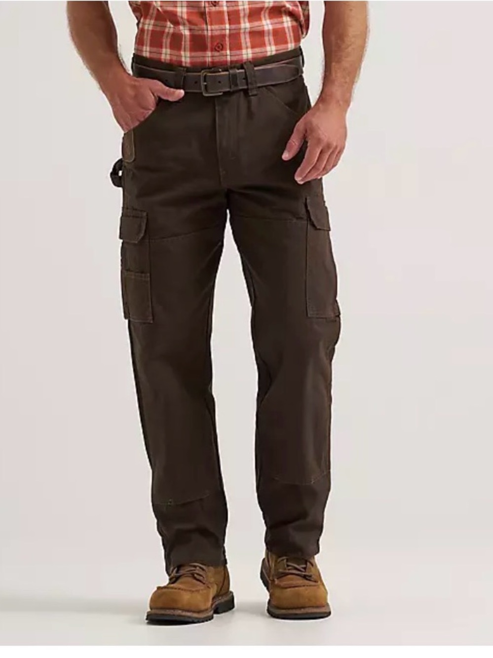 Wrangler Brown Men's Cargo Work Pants